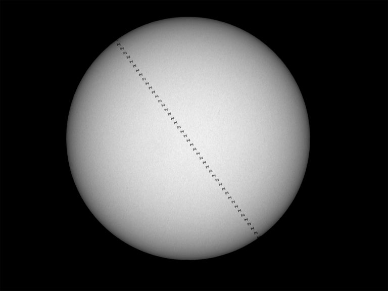 ISS-Transit vor der Sonne