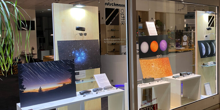 Ausstellung einiger Bilder bei Optik Rutschmann